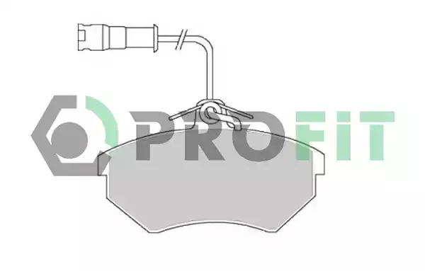 PROFIT Комплект тормозных колодок