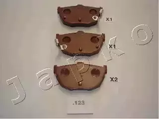 JAPKO Комплект тормозных колодок