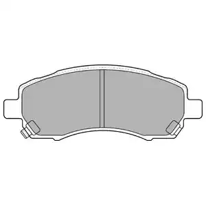 DELPHI Комплект тормозных колодок