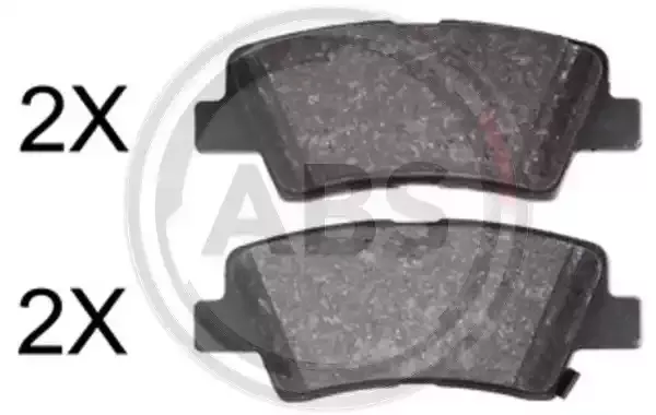 A.B.S. Комплект тормозных колодок