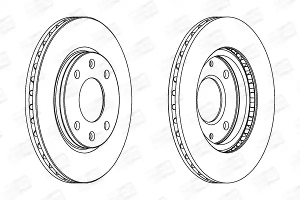 CHAMPION Тормозной диск