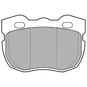 DELPHI Комплект тормозных колодок