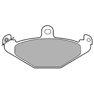 DELPHI Комплект тормозных колодок