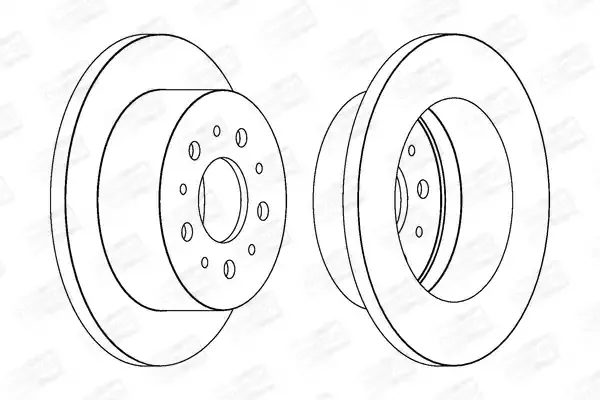 CHAMPION Тормозной диск