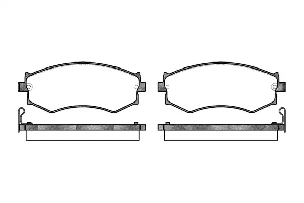ROADHOUSE Комплект тормозных колодок