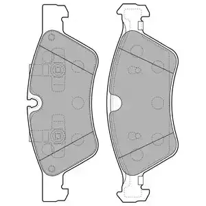 DELPHI Комплект тормозных колодок