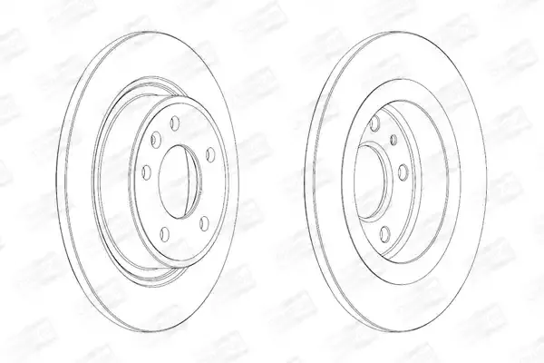 CHAMPION Тормозной диск