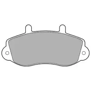 DELPHI Комплект тормозных колодок