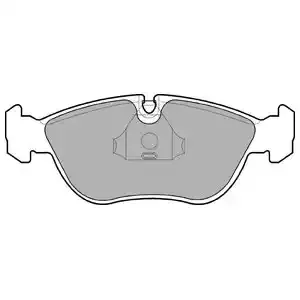 DELPHI Комплект тормозных колодок