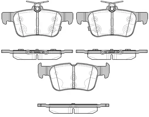 ROADHOUSE Комплект тормозных колодок