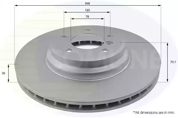 COMLINE Тормозной диск