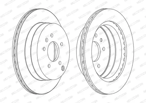 FERODO Тормозной диск