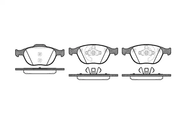 ROADHOUSE Комплект тормозных колодок