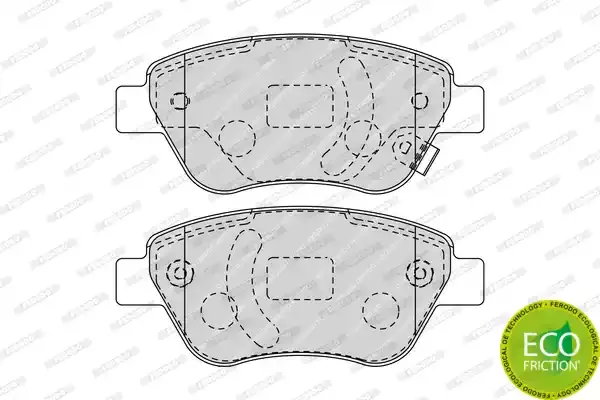 FERODO Комплект тормозных колодок