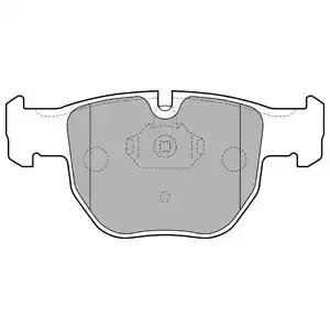 DELPHI Комплект тормозных колодок