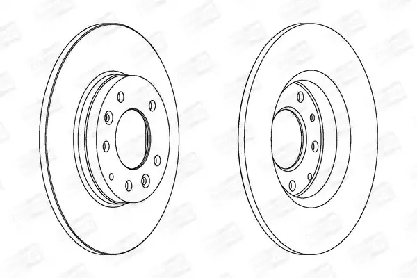CHAMPION Тормозной диск