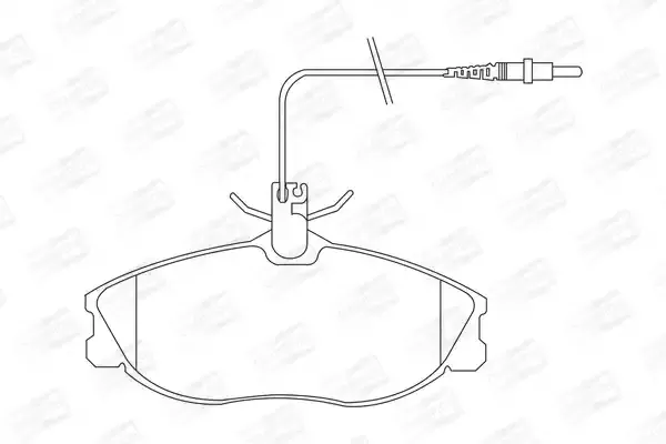 CHAMPION Комплект тормозных колодок