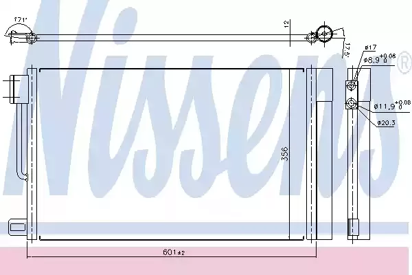 NISSENS Конденсатор