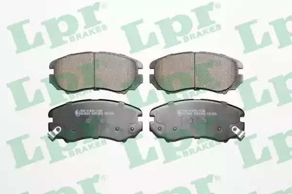 LPR Комплект тормозных колодок