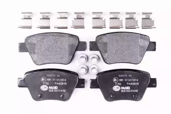 HELLA PAGID Комплект тормозных колодок