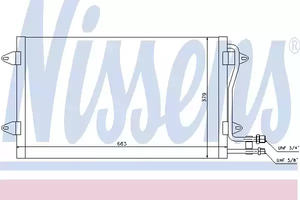 NISSENS Конденсатор