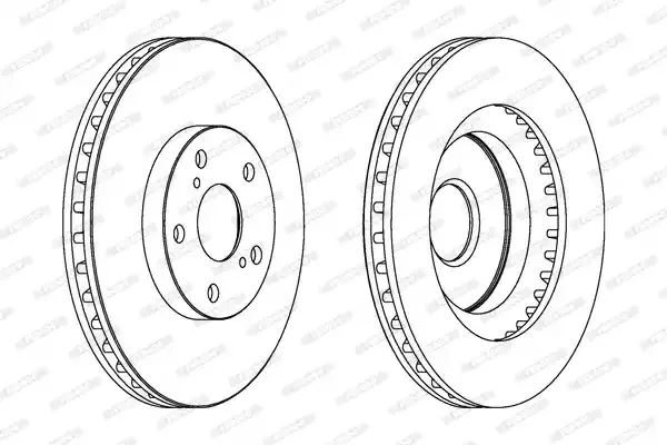 FERODO Тормозной диск