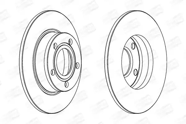 CHAMPION Тормозной диск