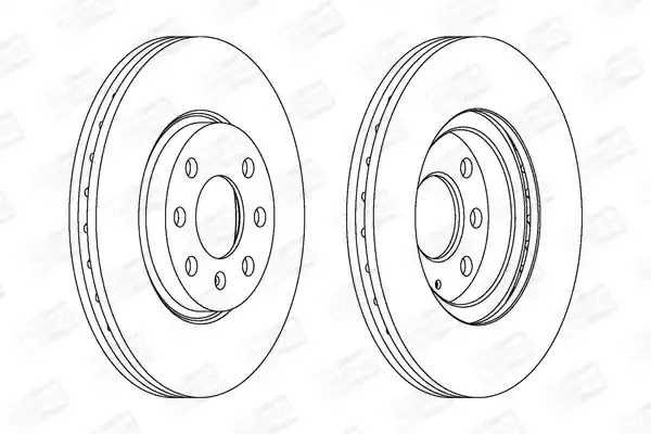 CHAMPION Тормозной диск