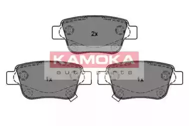 KAMOKA Комплект тормозных колодок