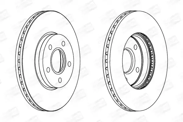CHAMPION Тормозной диск