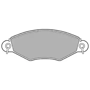 DELPHI Комплект тормозных колодок