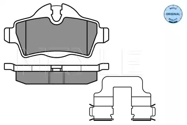 MEYLE Комплект тормозных колодок
