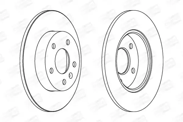 CHAMPION Тормозной диск