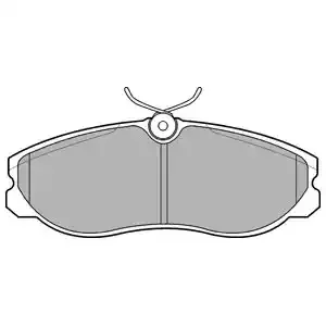 DELPHI Комплект тормозных колодок