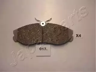 JAPANPARTS Комплект тормозных колодок