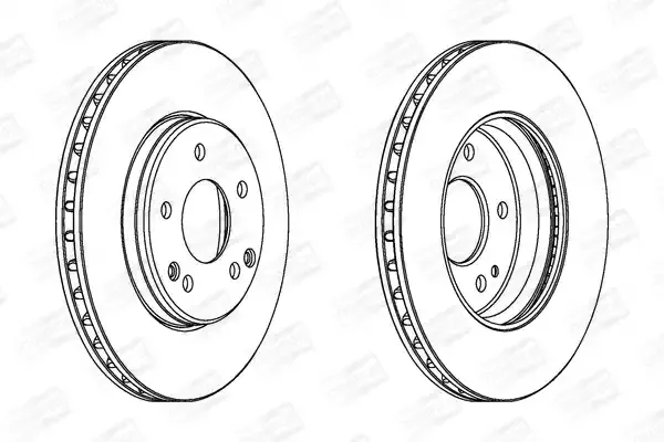CHAMPION Тормозной диск