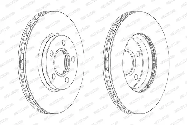 FERODO Тормозной диск