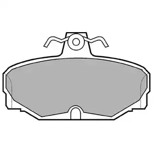DELPHI Комплект тормозных колодок