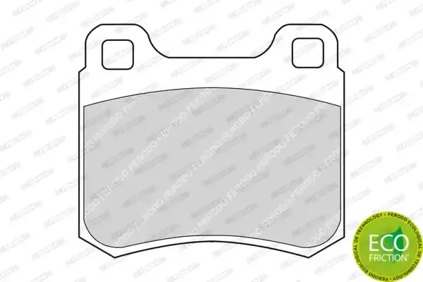 FERODO Комплект тормозных колодок