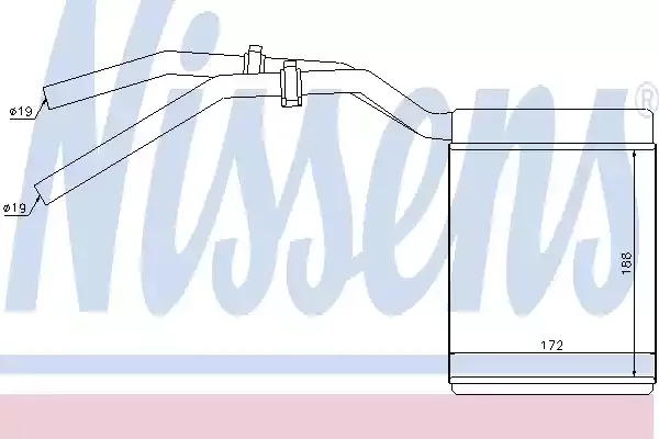 NISSENS Теплообменник