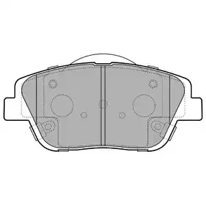 DELPHI Комплект тормозных колодок