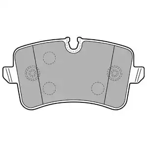 DELPHI Комплект тормозных колодок