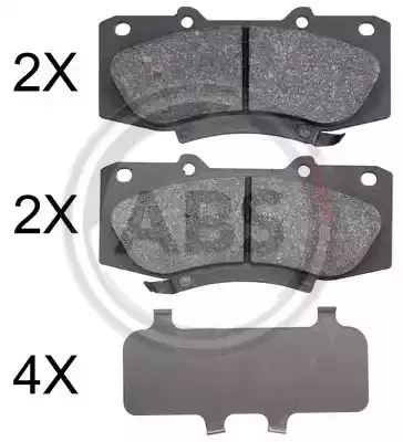 A.B.S. Комплект тормозных колодок