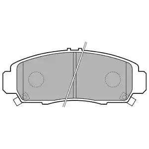 DELPHI Комплект тормозных колодок