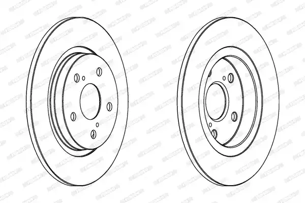 FERODO Тормозной диск