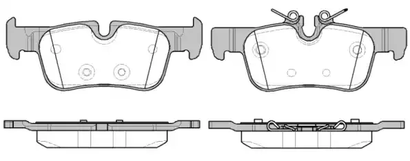 ROADHOUSE Комплект тормозных колодок