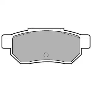DELPHI Комплект тормозных колодок