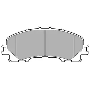 DELPHI Комплект тормозных колодок