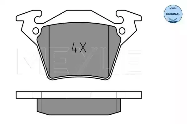 MEYLE Комплект тормозных колодок