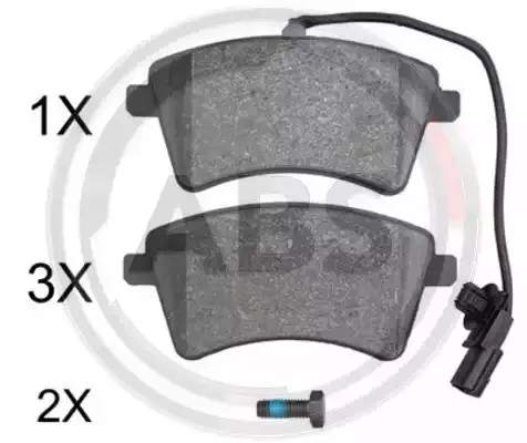 A.B.S. Комплект тормозных колодок